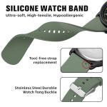 Stylish Waterproof Silicone Band Analog Watch