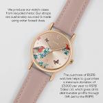Tikkers RSPB Women's Bird Print Watch (Nude)