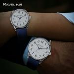 Ravel Plus Unisex Everyday Watch with Leather Strap