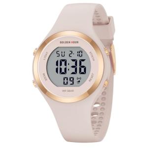 Rose Gold Waterproof Sport Watch for Women