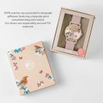 Tikkers RSPB Women's Bird Print Watch (Nude)