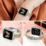 MioHHR Slim Metal Apple Watch Straps for Women
