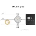 Swarovski Silver Tone Metal Bracelet Watch