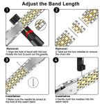 MioHHR Slim Metal Apple Watch Straps for Women