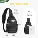 Anti-Theft RFID Sling Backpack for Travel
