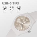 Stylish Women's Quartz Watch with Silicone Strap