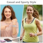 Stylish Women's Quartz Watch with Silicone Strap