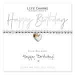 Happy Birthday Life Charms Bracelet