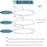 3-Piece Sterling Silver Layered Bracelets Set
