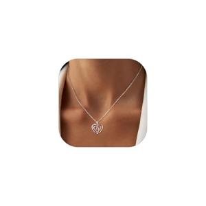 Sterling Silver Heart Celtic Knot Necklace