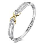 Infinity Bracelet for Women - Silver & Gold