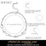 Silver Heart Charm Bracelet for Women