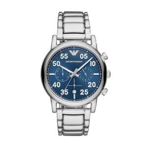 Emporio Armani Men's Silver Chronograph Watch AR11132