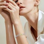 Infinity Bracelet for Women - Silver & Gold