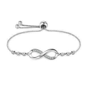 Sterling Silver Heart Bracelet for Women