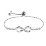 Sterling Silver Heart Bracelet for Women