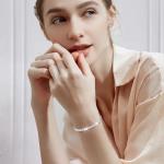 Stylish Adjustable Silver Tennis Bracelet for Women