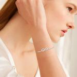 Sterling Silver Heart Bracelet for Women