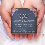 Sterling Silver Circle Necklace for Mom