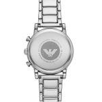 Emporio Armani Men's Silver Chronograph Watch AR11132