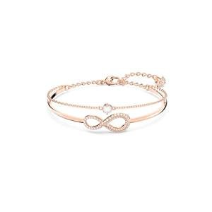 Swarovski Infinity Bangle in Rose Gold-tone