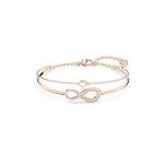 Swarovski Infinity Bangle in Rose Gold-tone