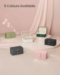 Compact Travel Jewellery Box in Cloud White