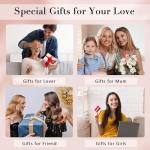 Lily Silver Heart Initial Necklace for Women