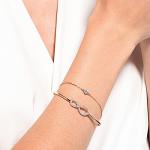 Swarovski Infinity Bangle in Rose Gold-tone