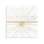Joma Jewellery She Believed She Could Bracelet