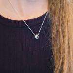 Philip Jones Sterling Silver Friendship Knot Necklace