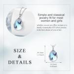 Sterling Silver Butterfly Necklace with Moonstone