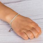 Silver Plated Friendship Set with Zircondia Crystals