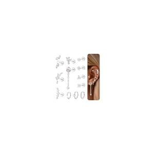 12-Piece Silver Hoop & Stud Earring Set