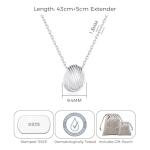 Philip Jones Sterling Silver Friendship Knot Necklace