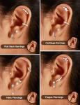 12-Piece Helix Piercing Jewelry Set in Steel