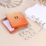 12-Piece Silver Hoop & Stud Earring Set