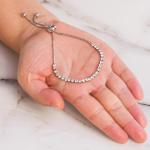 Silver Plated Friendship Set with Zircondia Crystals