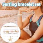 Mikovivi 7-Piece Beach Bracelet Set for Women