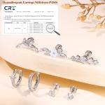 12-Piece Silver Hoop & Stud Earring Set