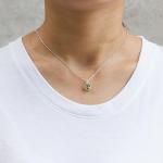 August Birthstone Necklace with Zircondia® Crystals