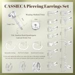 15 Pcs Helix Piercing Jewelry Set for Women