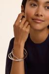 Ted Baker Silver Multi Hoop Bangle Bracelet