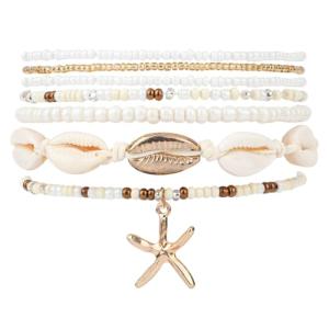 Mikovivi 7pcs Summer Beach Bracelets Set