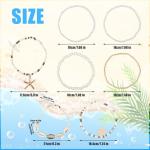 Mikovivi 7pcs Summer Beach Bracelets Set