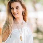 Boho Pendant Necklace Set for Women - 4 PCS