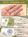 11 Pairs Silver Helix Piercing Jewelry Set