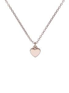 Ted Baker Tiny Heart Pendant Necklace in Rose Gold