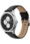 Armani Exchange Men's Leather Strap Analog Watch