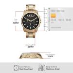 Armani Exchange Men's Gold Stainless Steel Watch